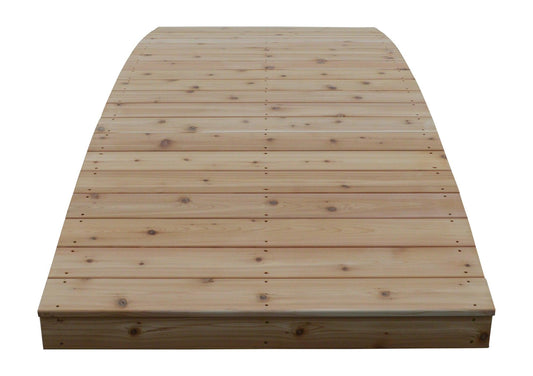 Backyard Crafts Western Red Cedar 4' x 12' Plank Garden Bridge - LEAD TIME TO SHIP 2 WEEKS