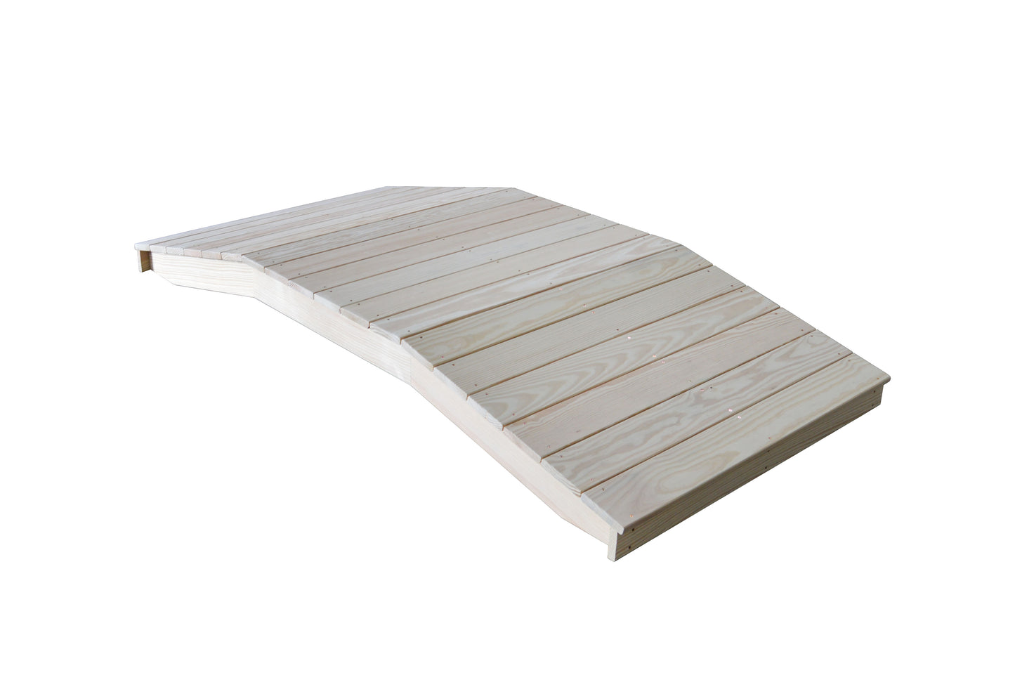 A&L Furniture Pressure Treated Pine 4' x 8' Standard Plank Bridge - LEAD TIME TO SHIP 10 BUSINESS DAY