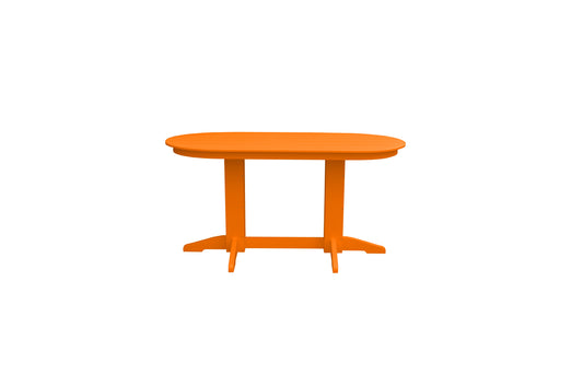 Bryton Park Poly Furniture Recycled Plastic 6' Oval Table (Counter Height) - LEAD TIME TO SHIP 10 BUSINESS DAYS