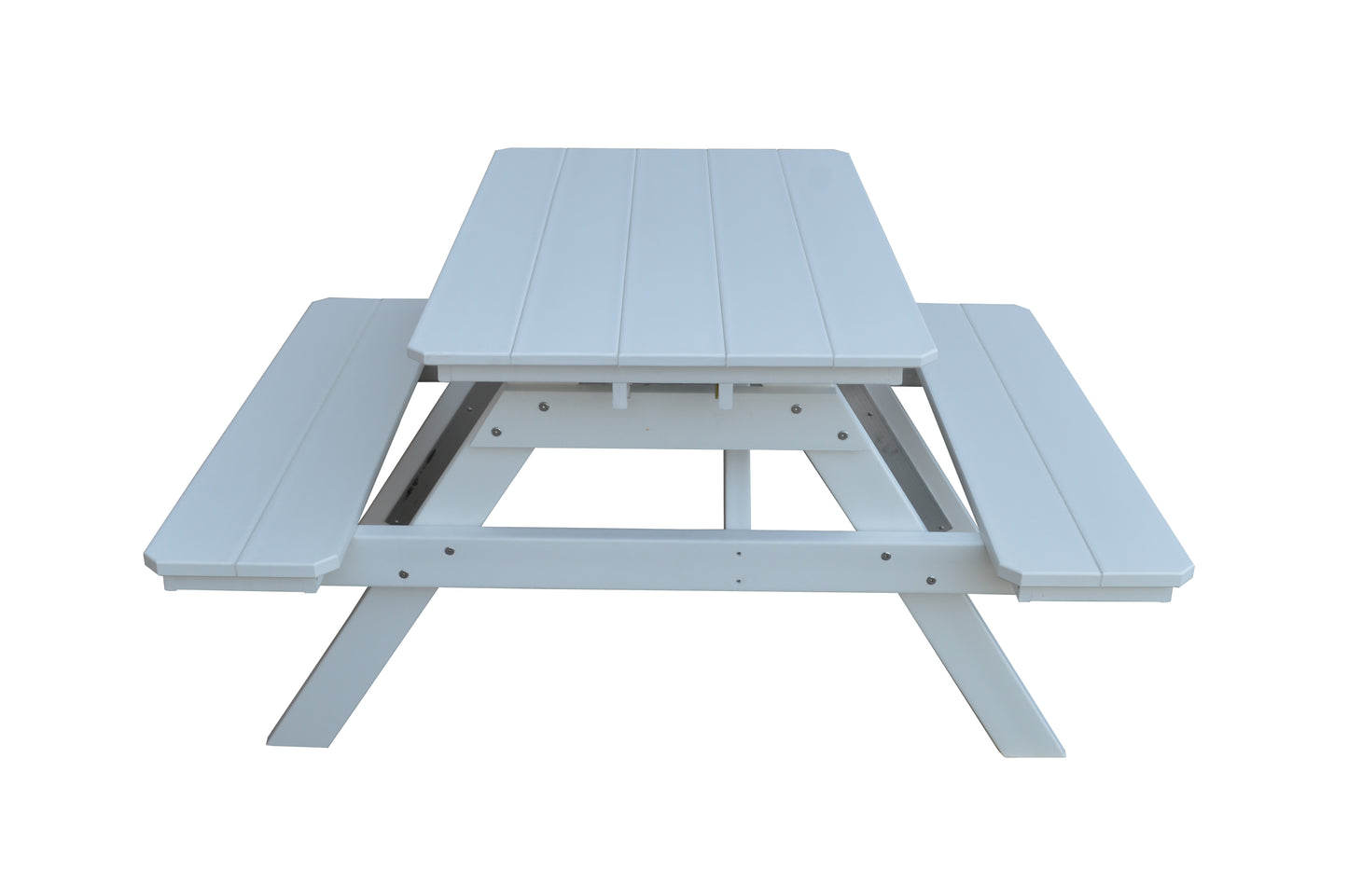 A&L Furniture Co. Recycled Plastic 4' Picnic Table  - LEAD TIME TO SHIP 10 BUSINESS DAYS