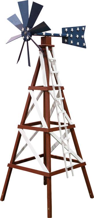 A&L Furniture Pressure Treated Farm Style Windmill - LEAD TIME TO SHIP 10 BUSINESS DAYS