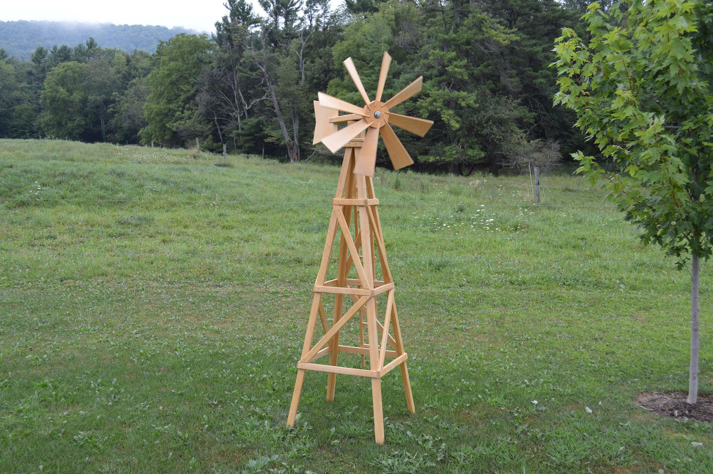A&L Furniture Pressure Treated Farm Style Windmill - LEAD TIME TO SHIP 10 BUSINESS DAYS