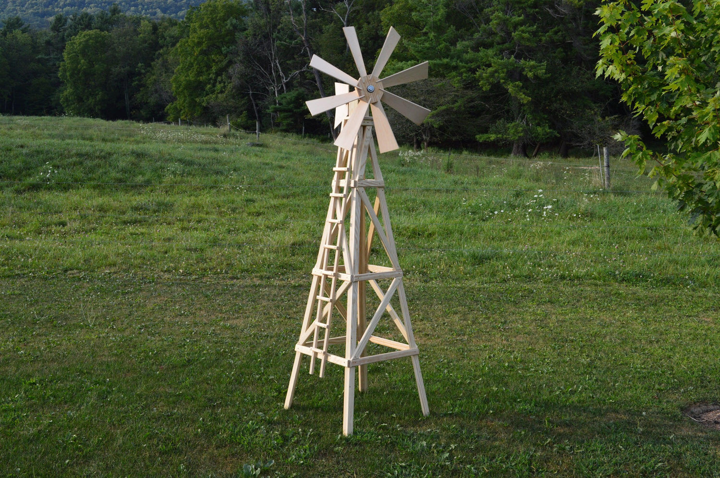 A&L Furniture Pressure Treated Farm Style Windmill - LEAD TIME TO SHIP 10 BUSINESS DAYS