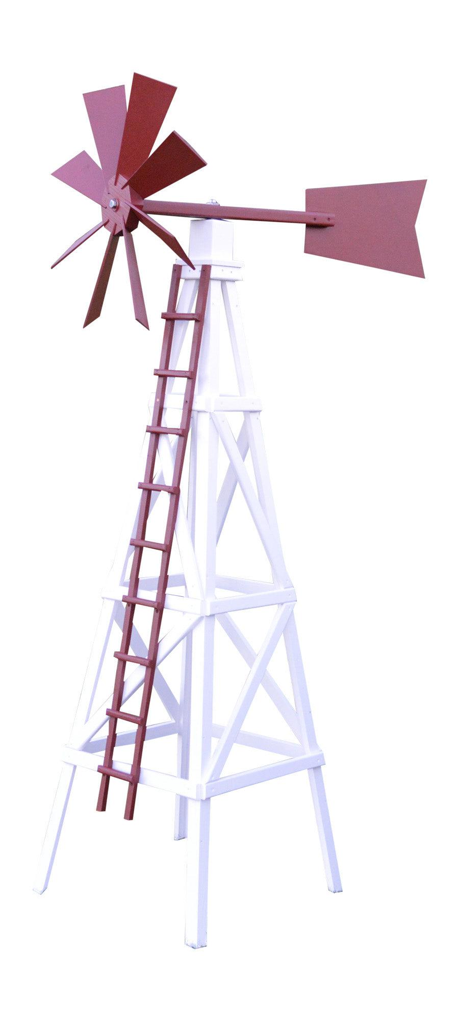 A&L Furniture Pressure Treated Farm Style Windmill - LEAD TIME TO SHIP 10 BUSINESS DAYS