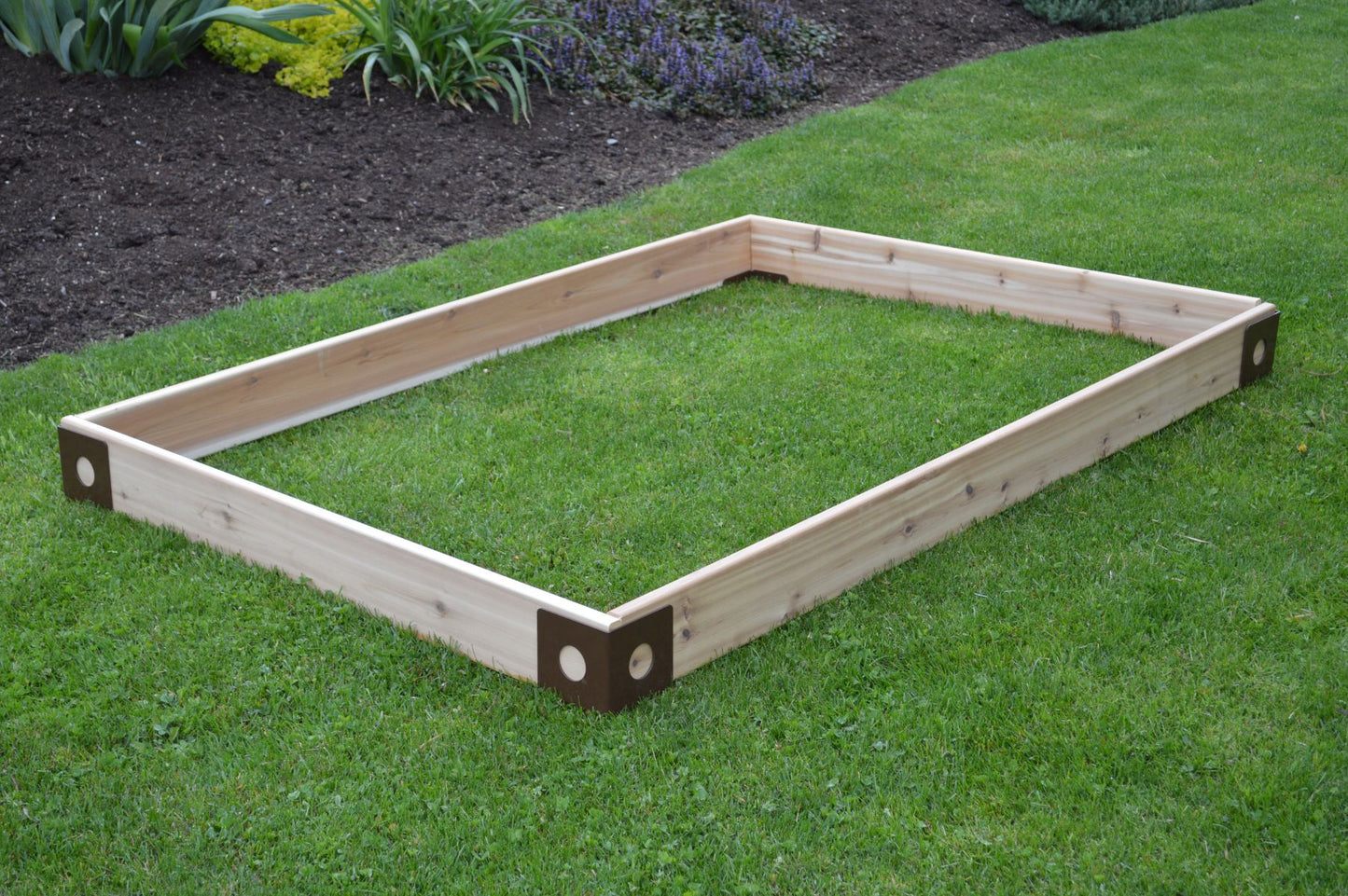 Regallion Outdoor Western Red Cedar Raised Garden Bed with Decorative Corners - LEAD TIME TO SHIP 2 WEEKS