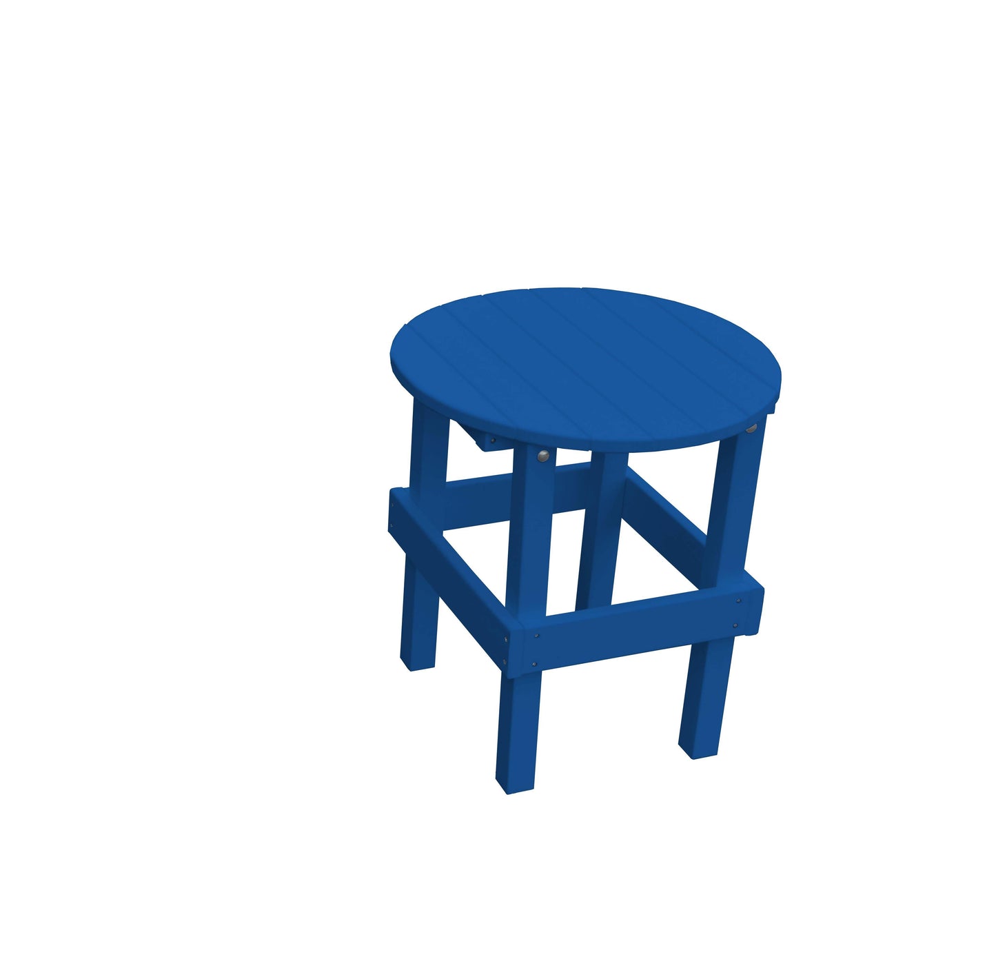 Bryton Park Poly Furniture Amish Made Poly Round Side Table - LEAD TIME TO SHIP 10 BUSINESS DAYS