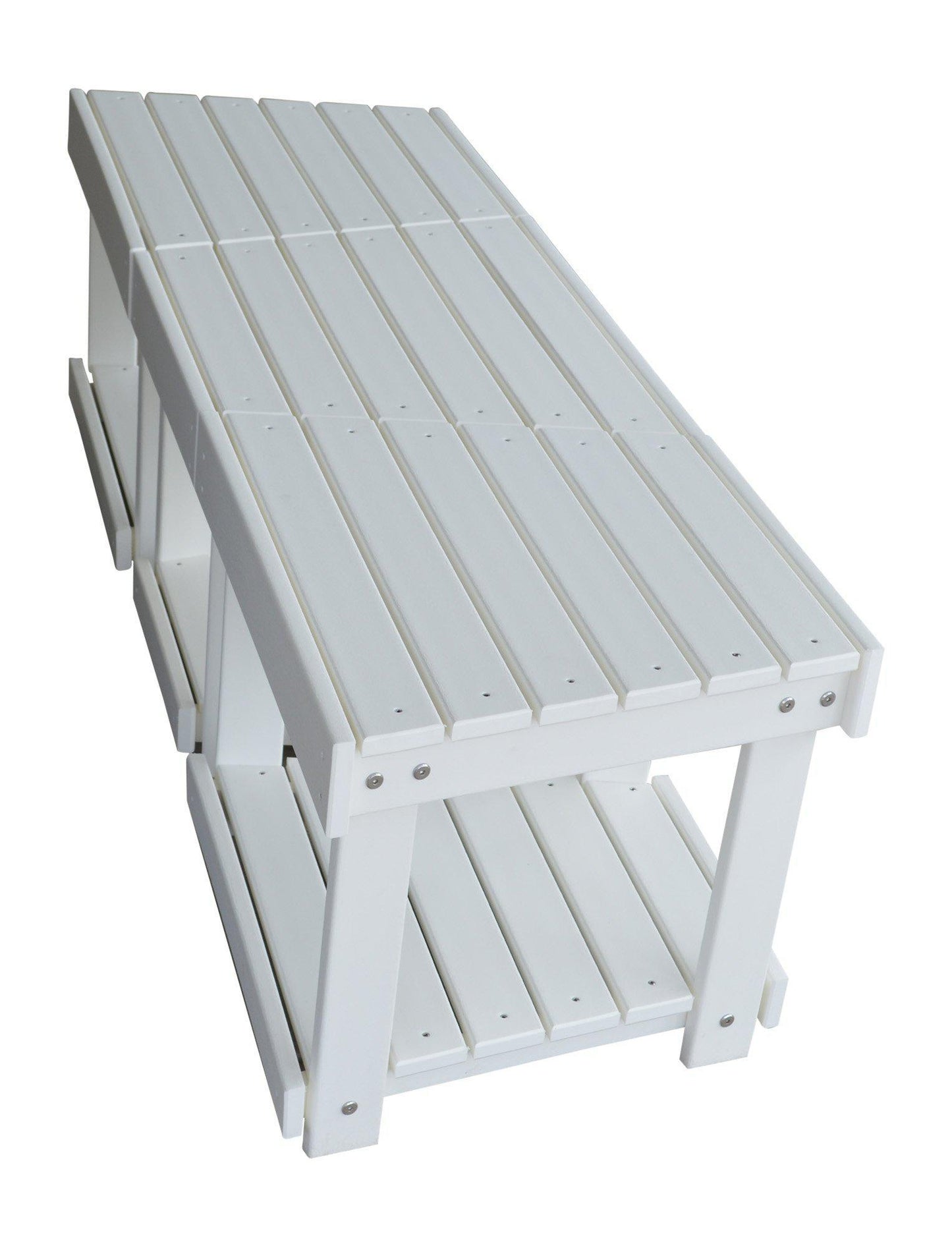 A&L Furniture Company Recycled Plastic Poly New Hope Modular Bench/Side Table - LEAD TIME TO SHIP 10 BUSINESS DAYS