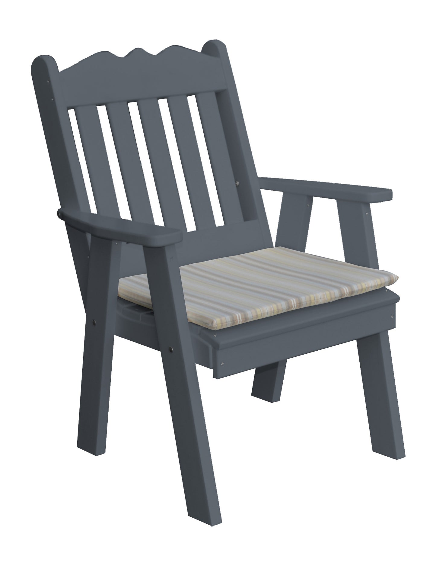 Bryton Park Poly Furniture Recycled Plastic Royal English Deck Chair - LEAD TIME TO SHIP 10 BUSINESS DAYS