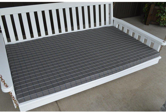 A & L Furniture Co. 5' Swing Bed Cushion (4" Thick) - Ships FREE in 5-7 Business days - Rocking Furniture