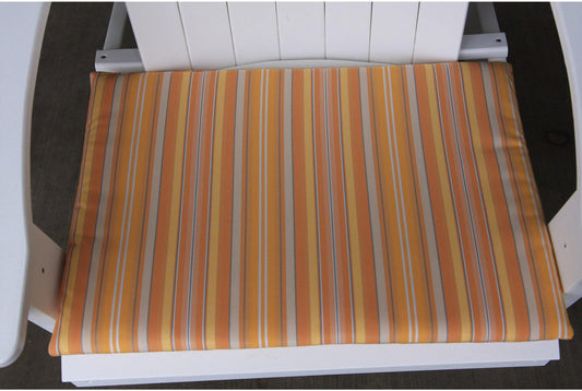 A & L Furniture Sundown Agora 22"L 17"W 1"T Rocking Chair Seat Cushion - Ships FREE in 5-7 Business days - Rocking Furniture