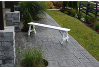 A & L Furniture Co. Yellow Pine 70" Traditional Bench Only  - Ships FREE in 5-7 Business days - Rocking Furniture