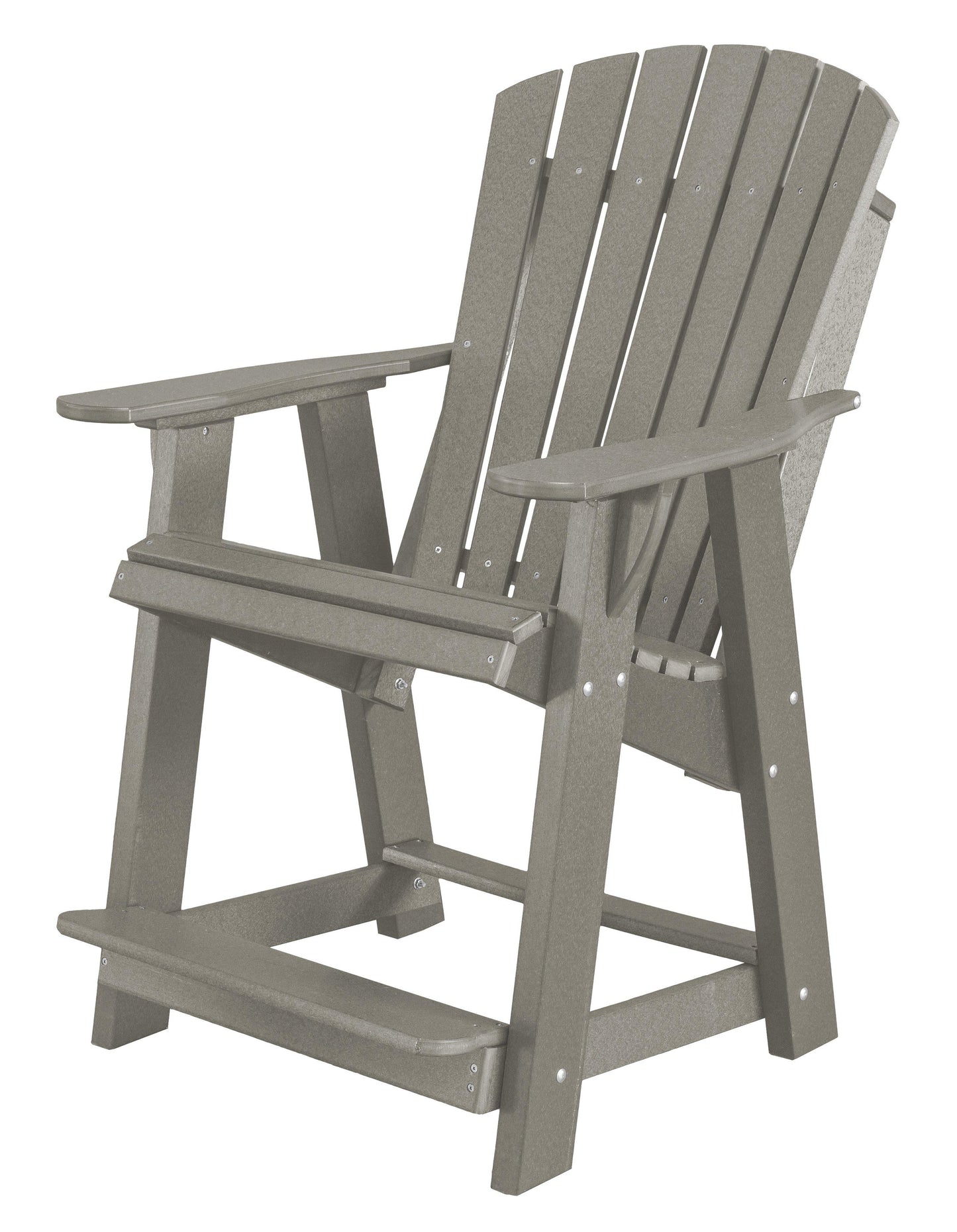 Wildridge Recycled Plastic High Adirondack Chair Table Set (COUNTER HEIGHT) - LEAD TIME TO SHIP 6 WEEKS OR LESS