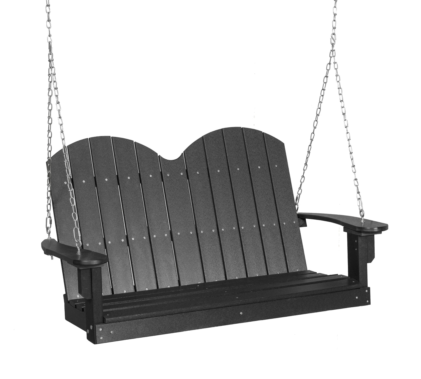 Wildridge Outdoor Recycled Plastic Classic Savannah 4ft Porch Swing - LEAD TIME TO SHIP 6 WEEKS OR LESS