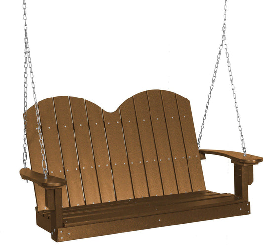 Wildridge Outdoor Recycled Plastic Classic Savannah 4ft Porch Swing - LEAD TIME TO SHIP 6 WEEKS OR LESS