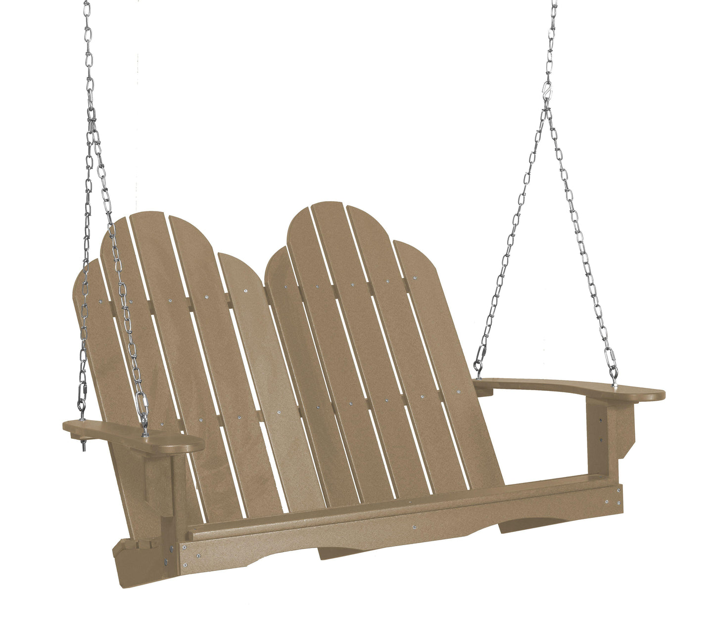 Wildridge Outdoor Recycled Plastic Classic Adirondack 4ft Porch Swing - LEAD TIME TO SHIP 6 WEEKS OR LESS