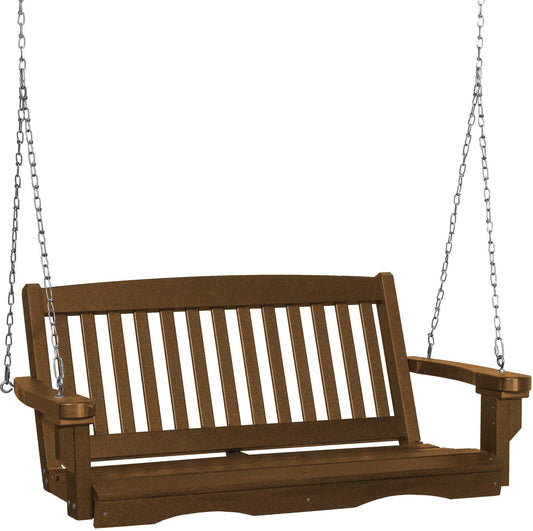 Wildridge Outdoor Recycled Plastic Classic Mission 4ft  Porch Swing - LEAD TIME TO SHIP 6 WEEKS OR LESS