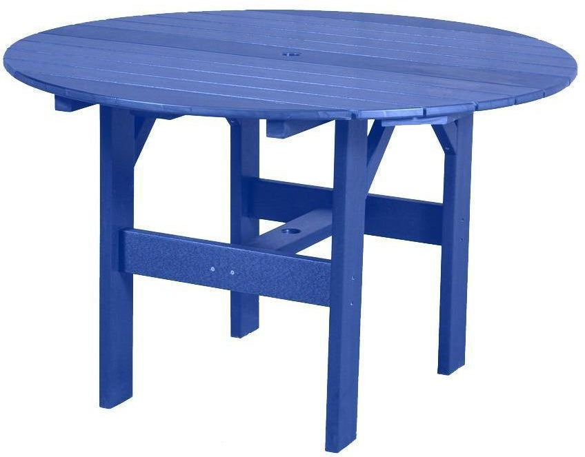 Wildridge Recycled Plastic Classic 46" Round Outdoor Dining Table - LEAD TIME TO SHIP 6 WEEKS OR LESS