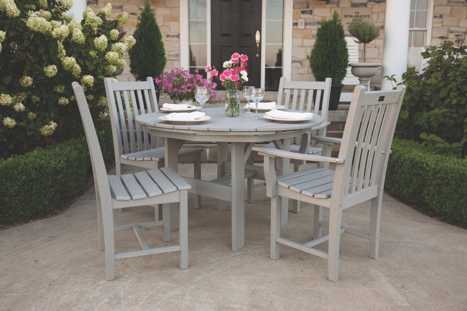 American Made Outdoor Poly Dining Height Table Sets