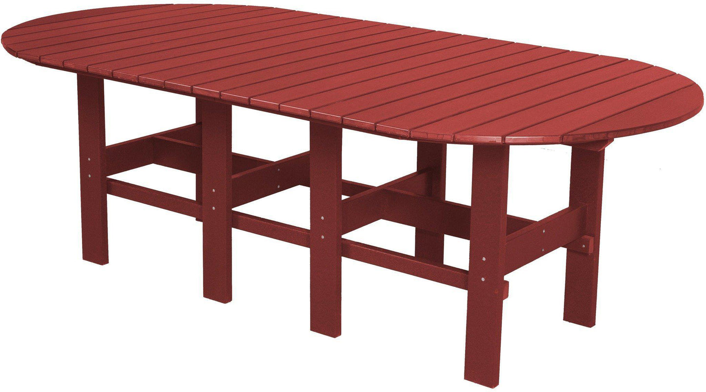 Wildridge Classic Recycled Plastic 44" x 84" Oval Dining Table - LEAD TIME TO SHIP 6 WEEKS OR LESS
