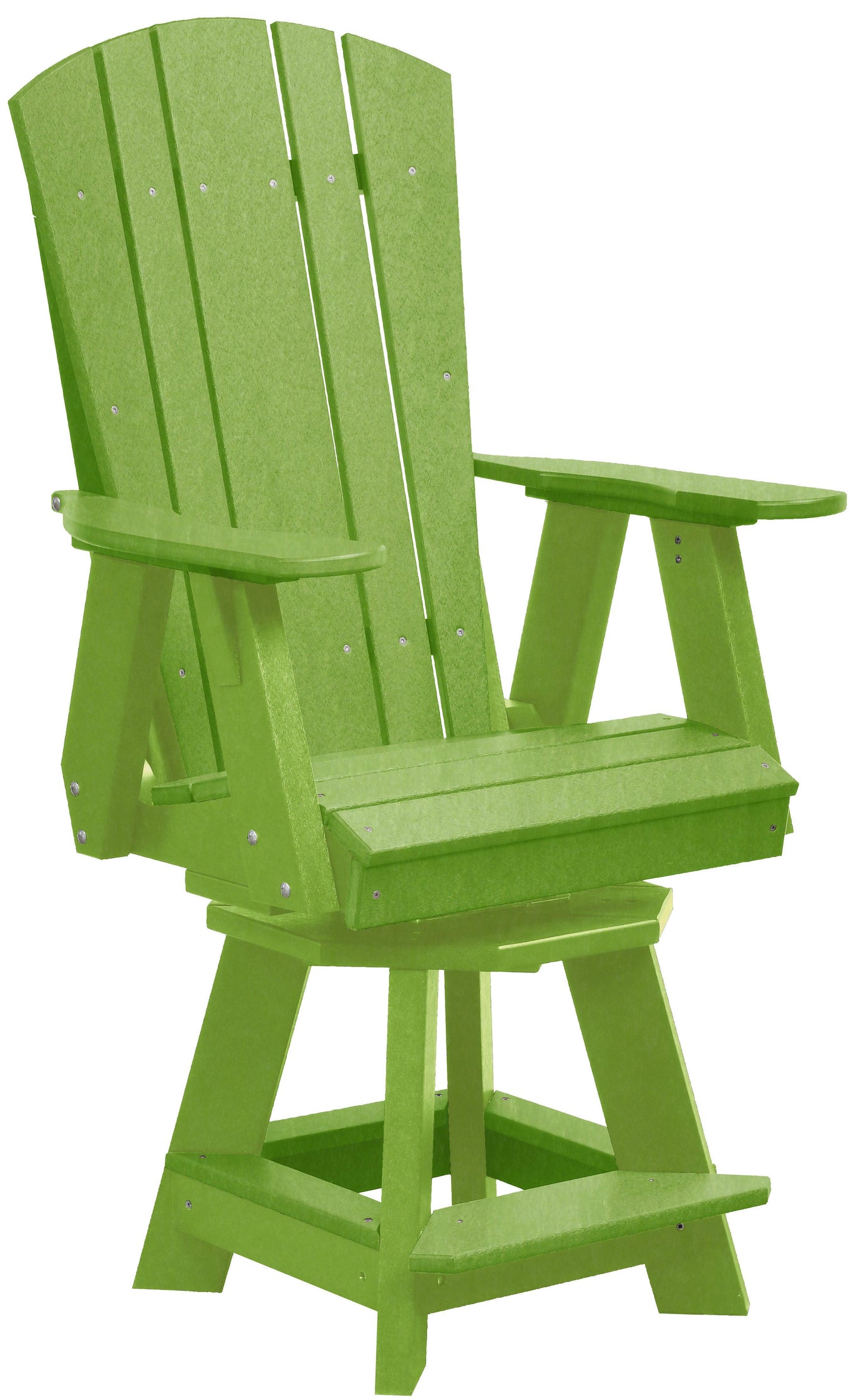 Wildridge Recycled Plastic Heritage Balcony Swivel Chair (Counter Height) - LEAD TIME TO SHIP 6 WEEKS OR LESS