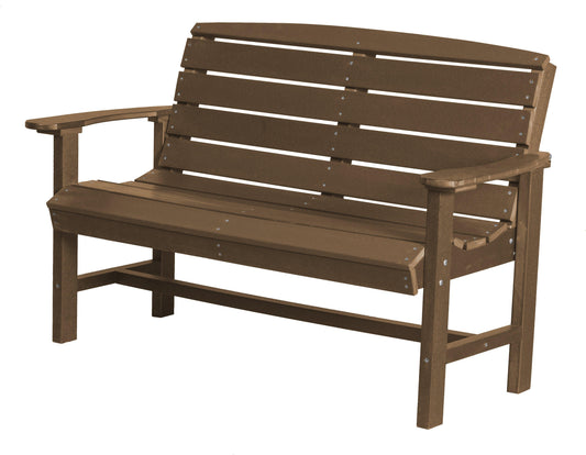 Wildridge Outdoor Recycled Plastic Classic 55.5" Bench - LEAD TIME TO SHIP 6 WEEKS OR LESS
