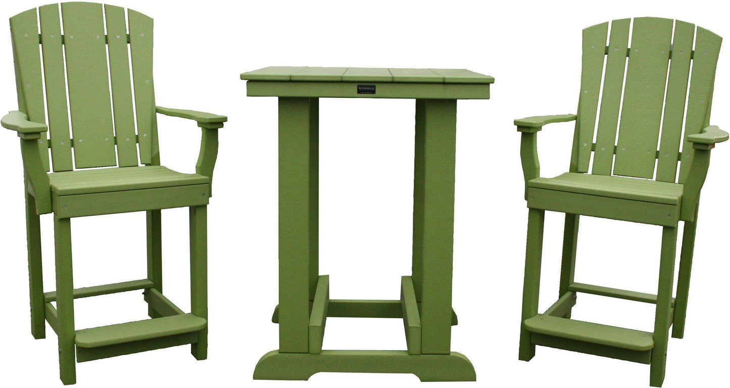 Wildridge Outdoor Heritage Recycled Plastic Patio Set (COUNTER HEIGHT) - LEAD TIME TO SHIP 6 WEEKS OR LESS