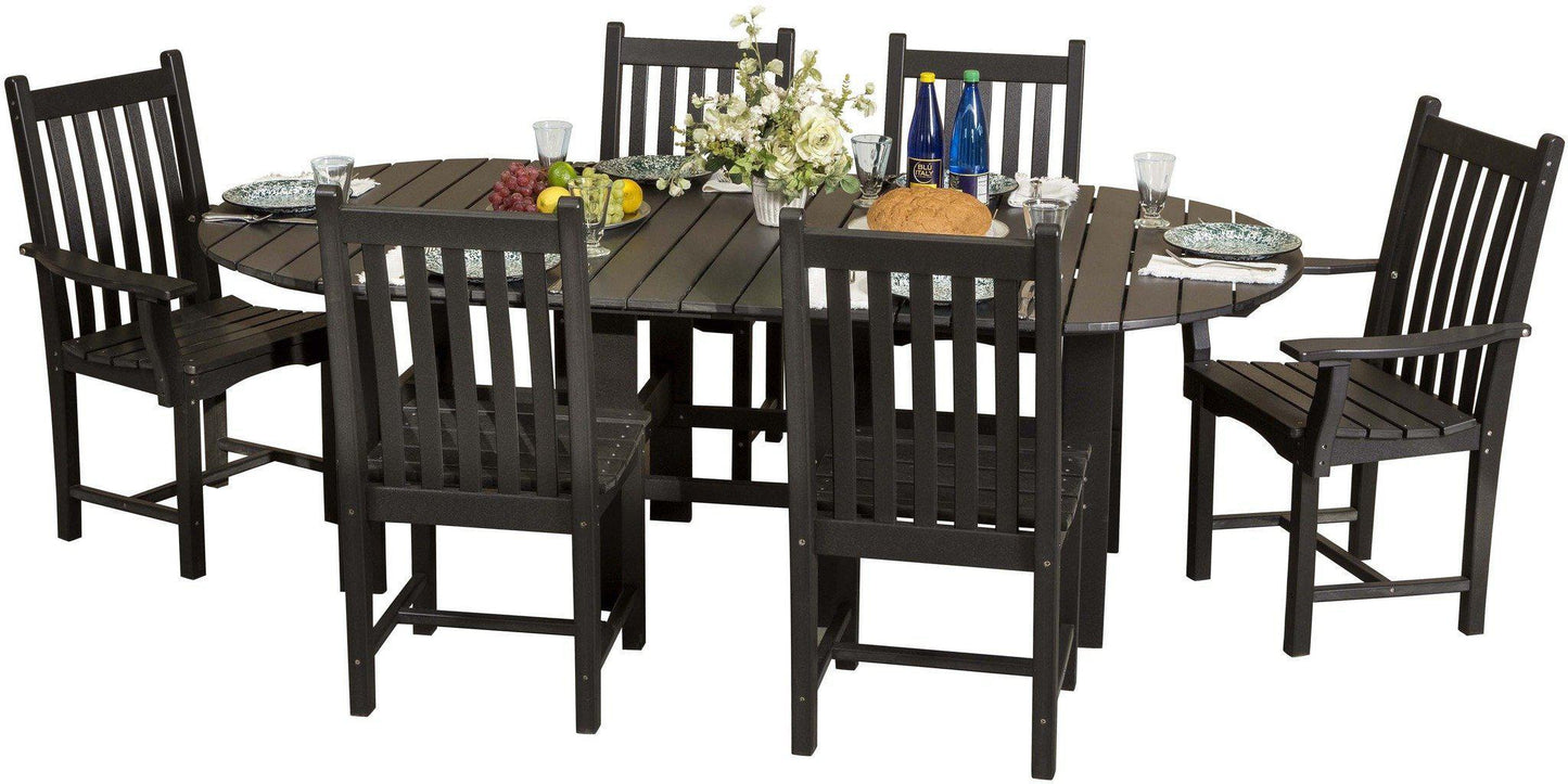 Wildridge Classic Outdoor Recycled Plastic 7 Piece Oval Patio Dining Set - LEAD TIME TO SHIP 6 WEEKS OR LESS