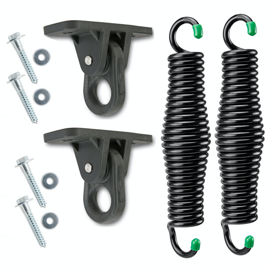 Levi Innovations Classic Porch Swing Hanging Kit (Made in USA) - BLACK - LEAD TIME TO SHIP 5 TO 7 BUSINESS DAYS
