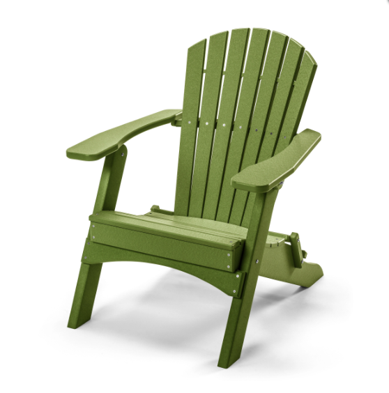 Perfect Choice Recycled Plastic Classic Folding Adirondack Chair - LEAD TIME TO SHIP 4 WEEKS OR LESS