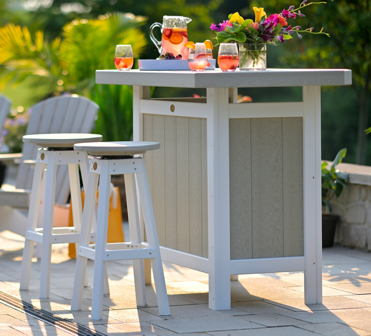 American Made Outdoor Poly Serving Bars