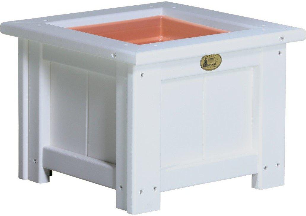 LuxCraft Recycled Plastic Classic 15" Square Planter - LEAD TIME TO SHIP 3 TO 4 WEEKS
