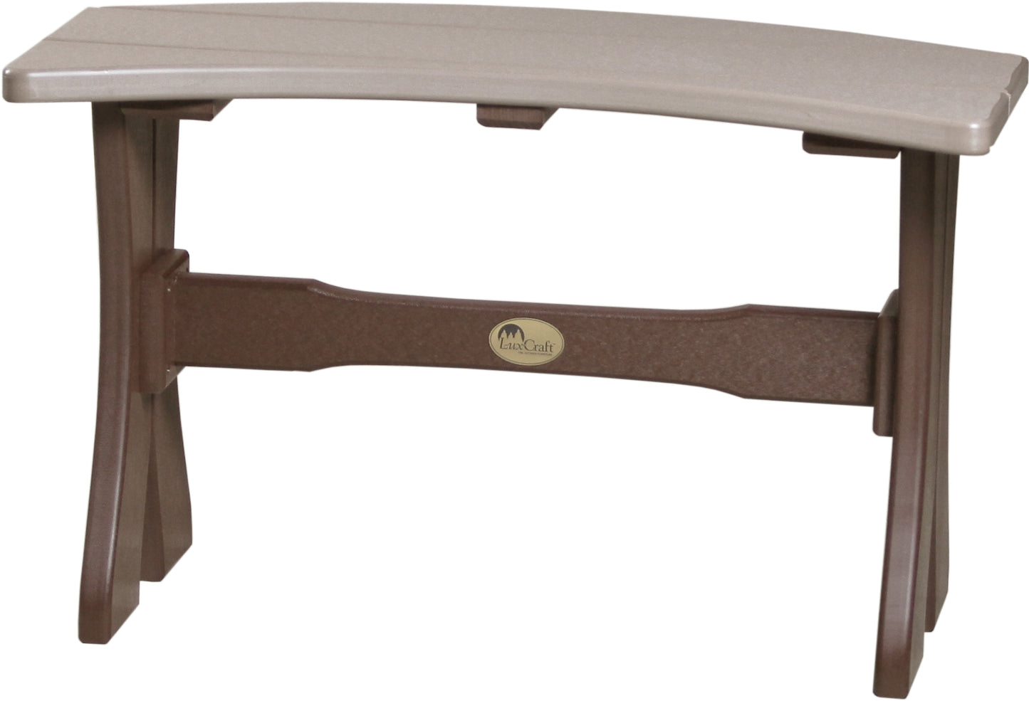 LuxCraft Recycled Plastic 28" Dining Bench (DINING HEIGHT) - LEAD TIME TO SHIP 3 TO 4 WEEKS