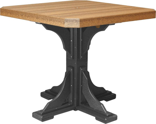 LuxCraft Recycled Plastic 41" Square Table (COUNTER HEIGHT) - LEAD TIME TO SHIP 3 TO 4 WEEKS