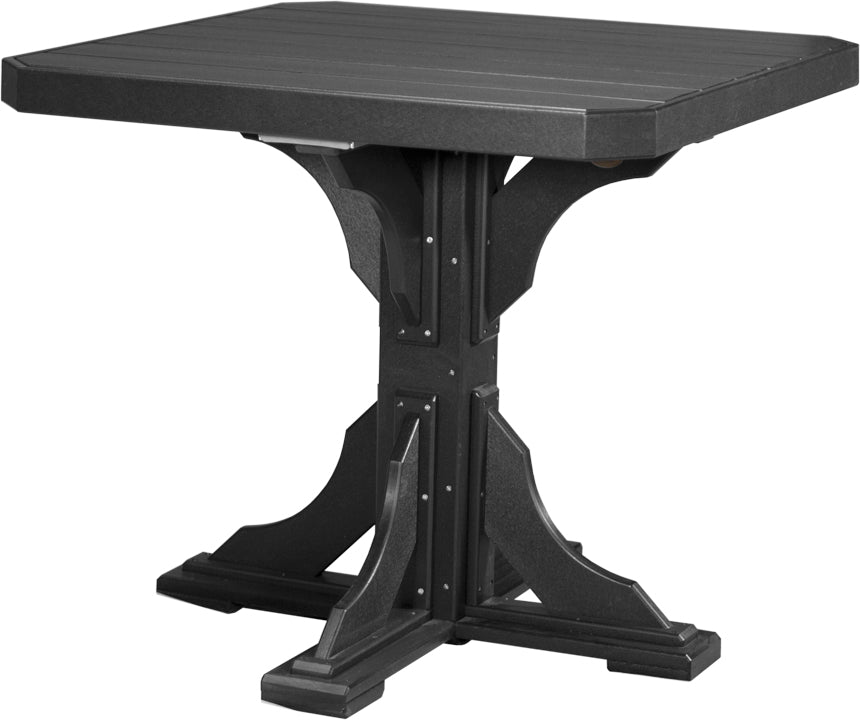 LuxCraft Recycled Plastic 41" Square Table (COUNTER HEIGHT) - LEAD TIME TO SHIP 3 TO 4 WEEKS