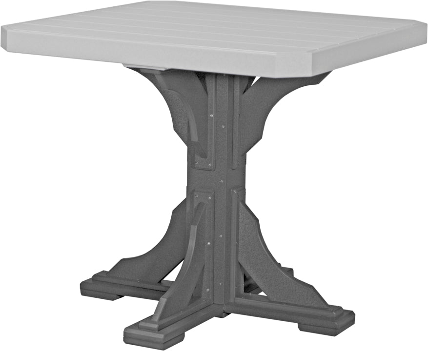 LuxCraft Recycled Plastic 41" Square Table (COUNTER HEIGHT) - LEAD TIME TO SHIP 3 TO 4 WEEKS