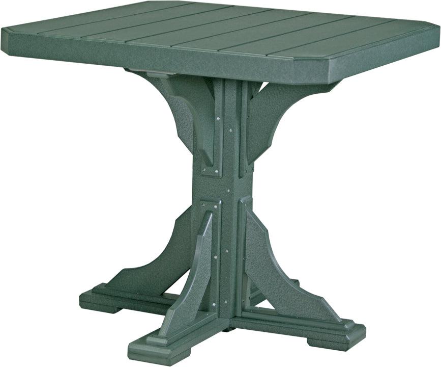 LuxCraft Recycled Plastic 41" Square Table (COUNTER HEIGHT) - LEAD TIME TO SHIP 3 TO 4 WEEKS