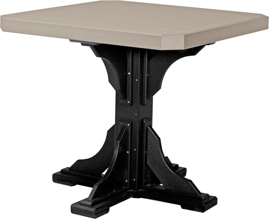 LuxCraft Recycled Plastic 41" Square Table (COUNTER HEIGHT) - LEAD TIME TO SHIP 3 TO 4 WEEKS