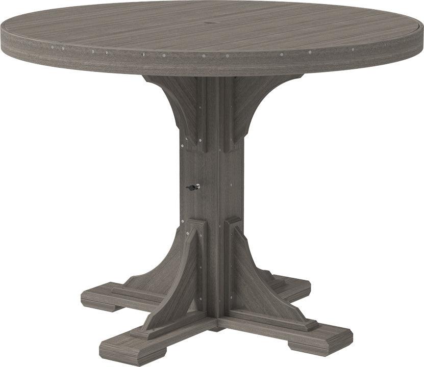 LuxCraft Recycled Plastic 4' Round Table (COUNTER HEIGHT) - LEAD TIME TO SHIP 3 TO 4 WEEKS