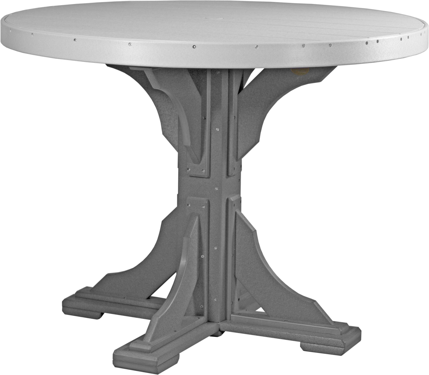 LuxCraft Recycled Plastic 4' Round Table (COUNTER HEIGHT) - LEAD TIME TO SHIP 3 TO 4 WEEKS