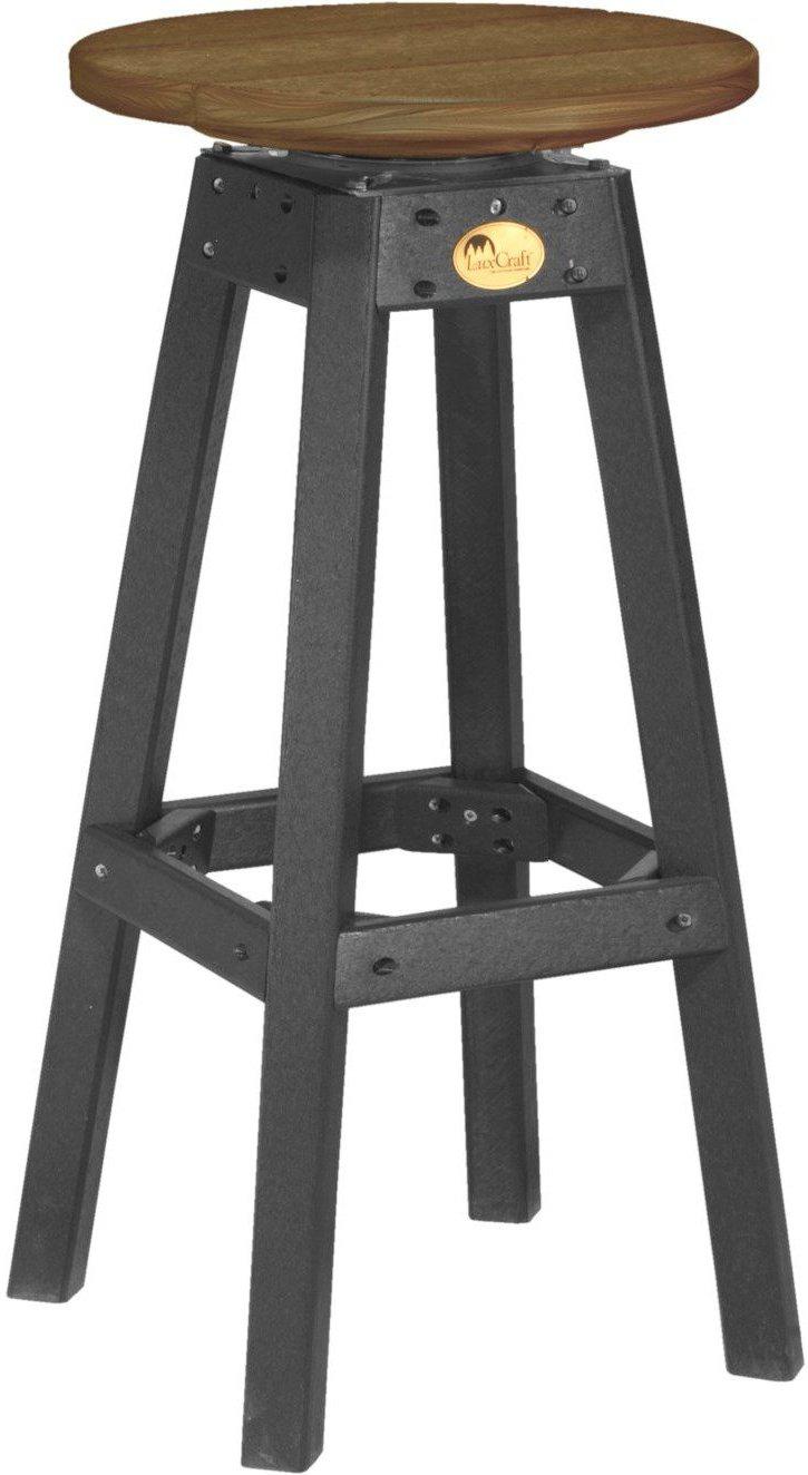 LuxCraft Recycled Plastic Bar Stool - LEAD TIME TO SHIP 3 TO 4 WEEKS