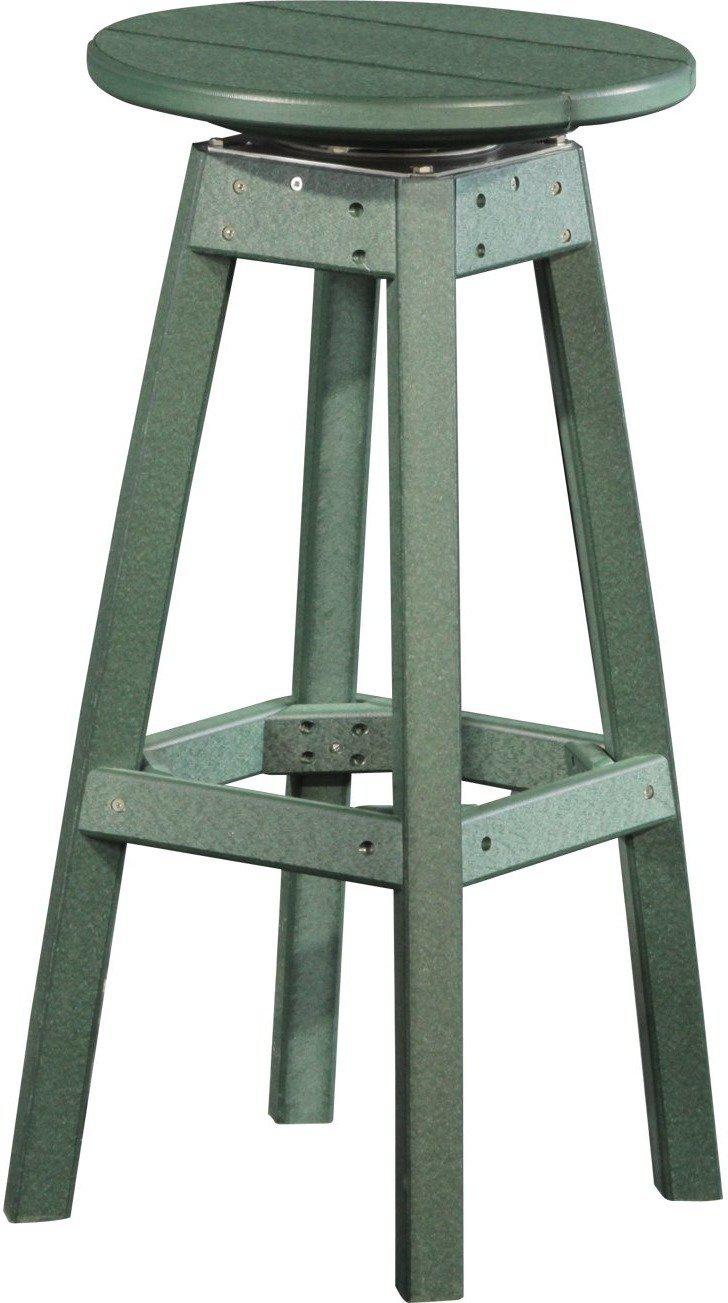 LuxCraft Recycled Plastic Bar Stool - LEAD TIME TO SHIP 3 TO 4 WEEKS