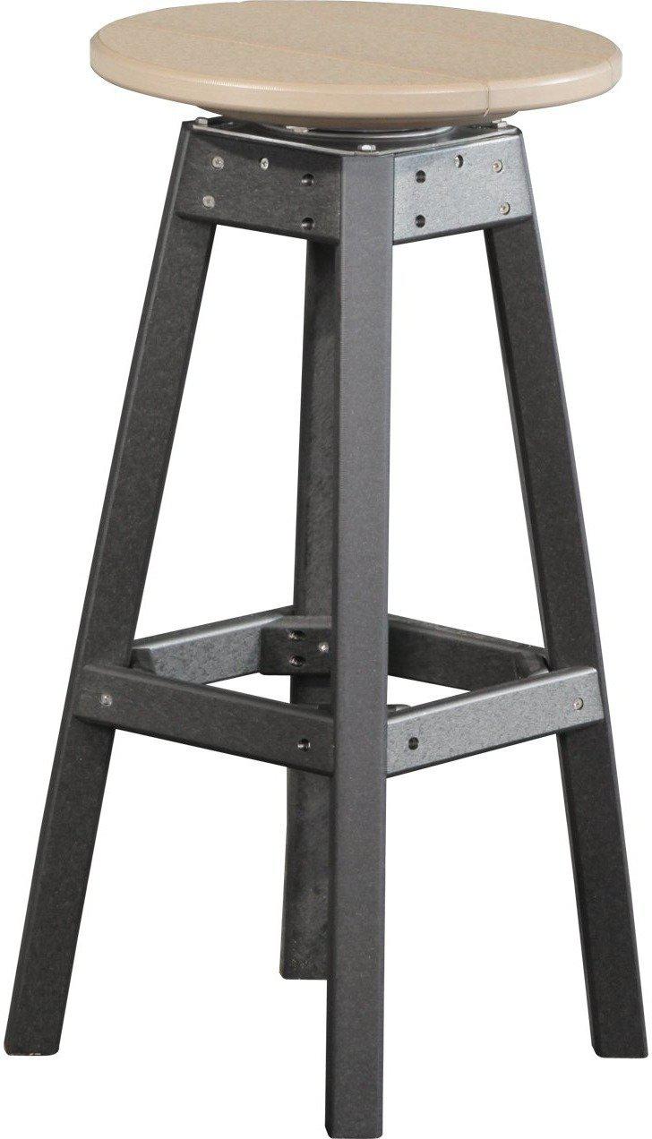 LuxCraft Recycled Plastic Bar Stool - LEAD TIME TO SHIP 3 TO 4 WEEKS