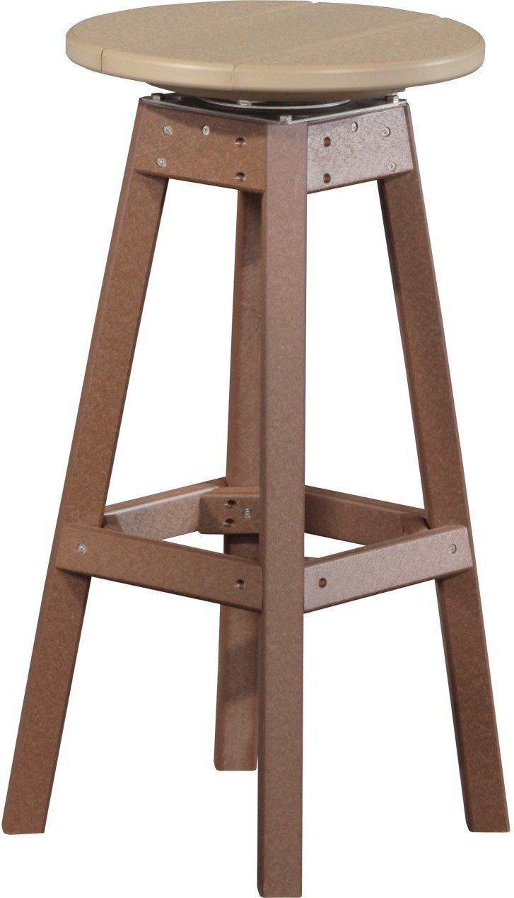 LuxCraft Recycled Plastic Bar Stool - LEAD TIME TO SHIP 3 TO 4 WEEKS