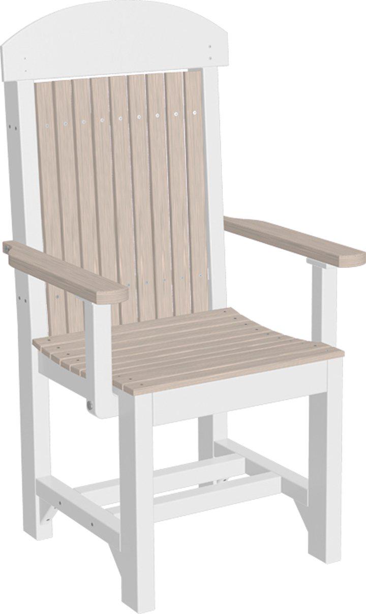 LuxCraft Recycled Plastic Classic Arm Chair (DINING HEIGHT)  - LEAD TIME TO SHIP 3 TO 4 WEEKS