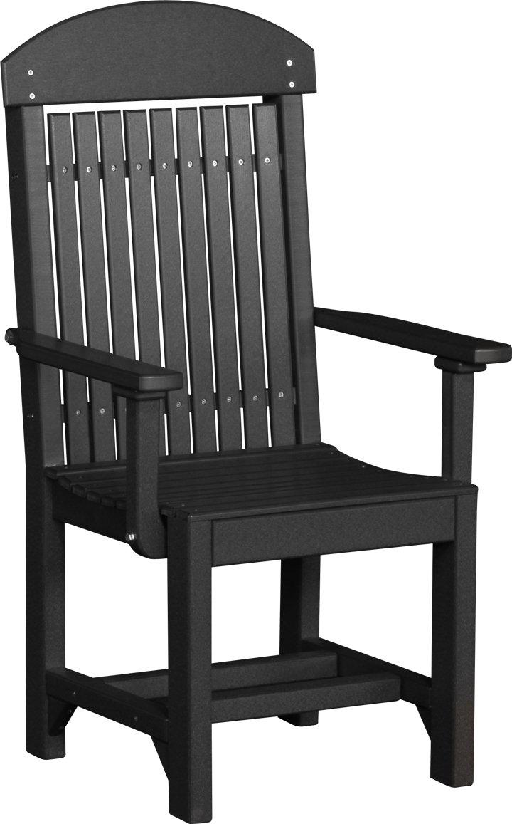 LuxCraft Recycled Plastic Classic Arm Chair (DINING HEIGHT)  - LEAD TIME TO SHIP 3 TO 4 WEEKS