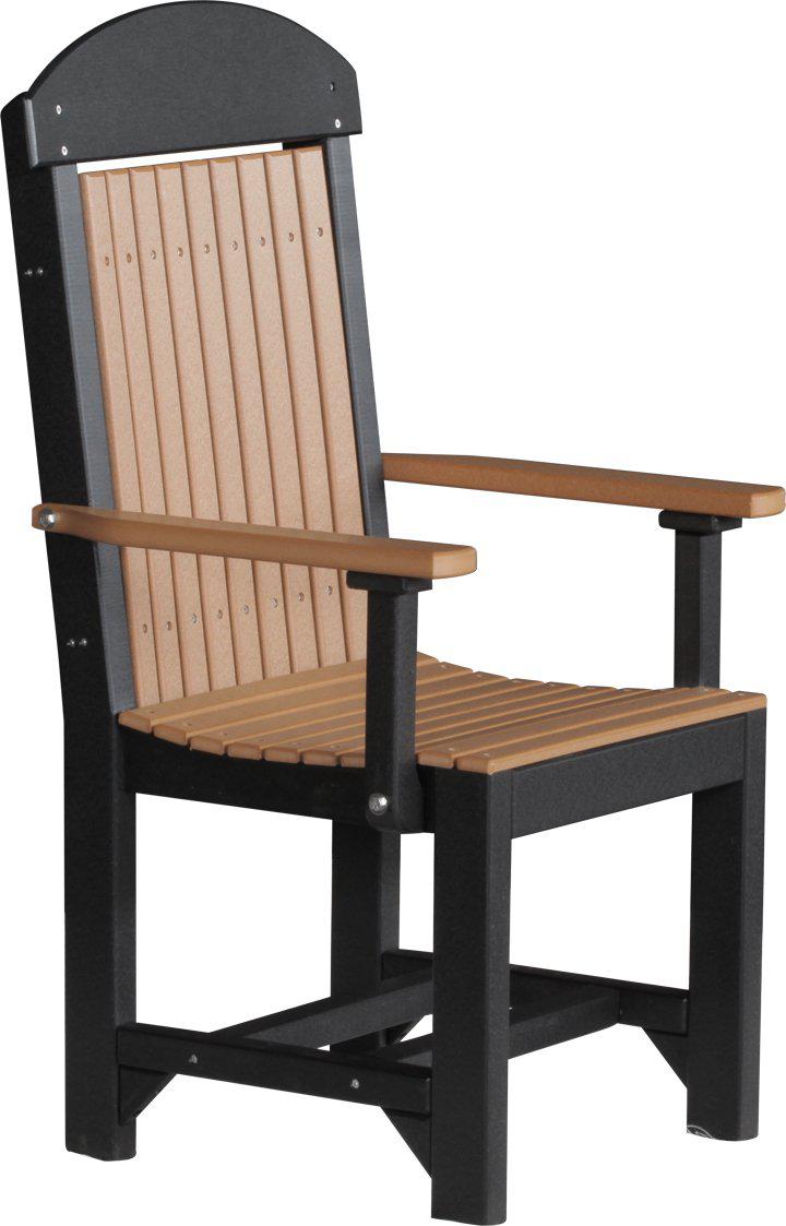 LuxCraft Recycled Plastic Classic Arm Chair (DINING HEIGHT)  - LEAD TIME TO SHIP 3 TO 4 WEEKS