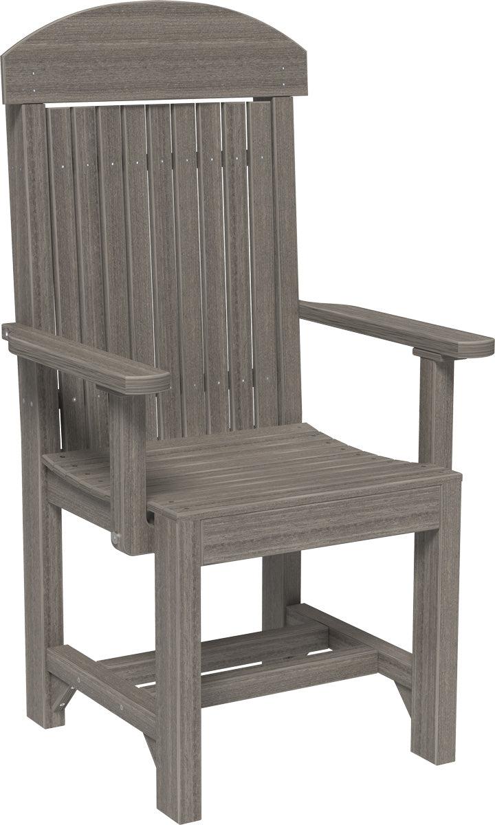 LuxCraft Recycled Plastic Classic Arm Chair (DINING HEIGHT)  - LEAD TIME TO SHIP 3 TO 4 WEEKS