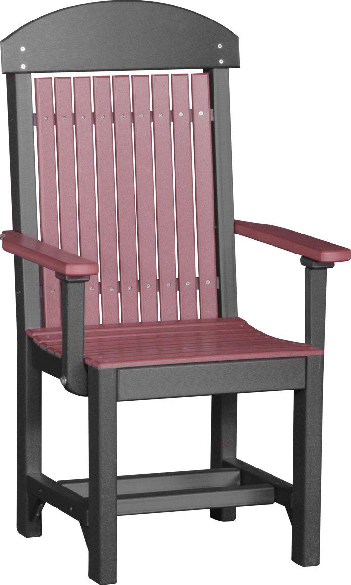 LuxCraft Recycled Plastic Classic Arm Chair (DINING HEIGHT)  - LEAD TIME TO SHIP 3 TO 4 WEEKS