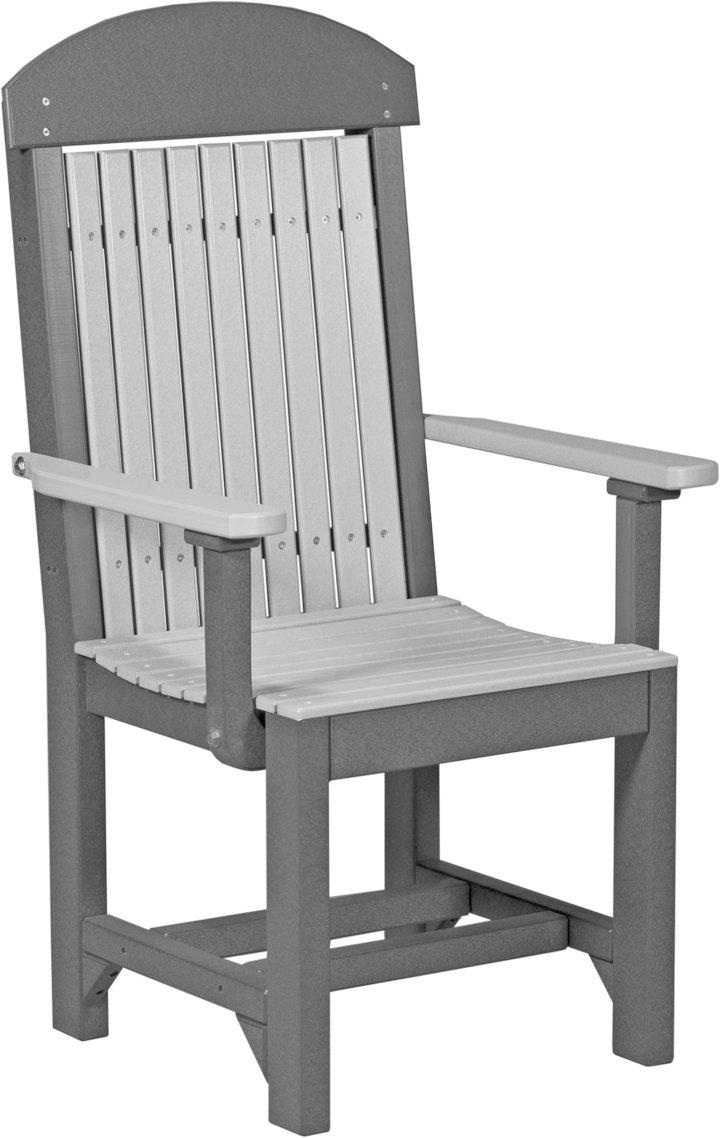 LuxCraft Recycled Plastic Classic Arm Chair (DINING HEIGHT)  - LEAD TIME TO SHIP 3 TO 4 WEEKS