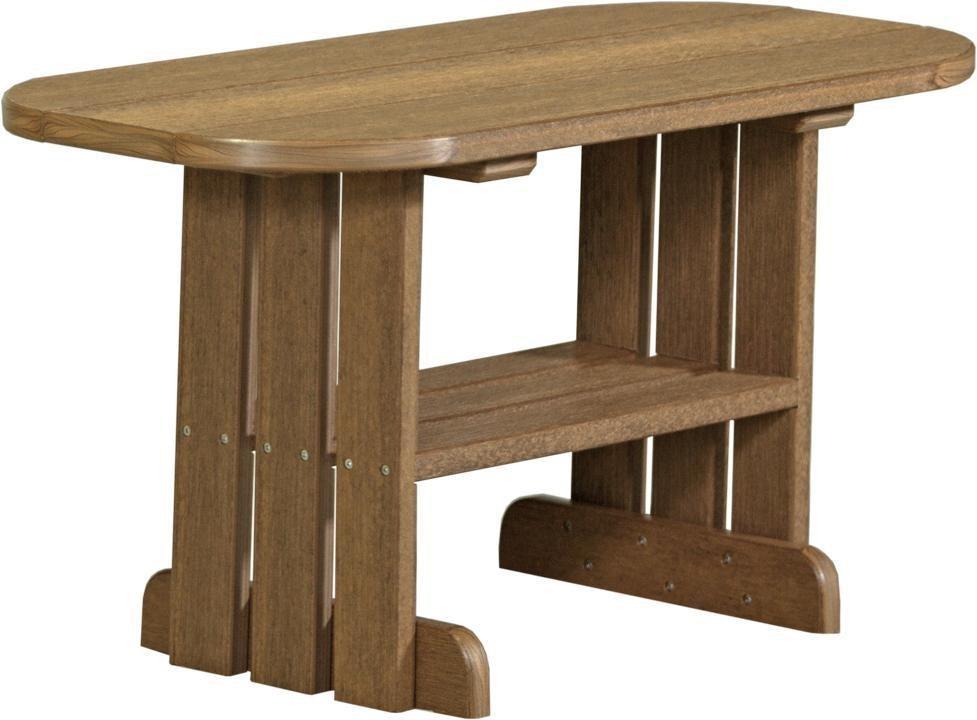 LuxCraft Recycled Plastic Coffee Table  - LEAD TIME TO SHIP 7 BUSINESS DAYS OR LESS